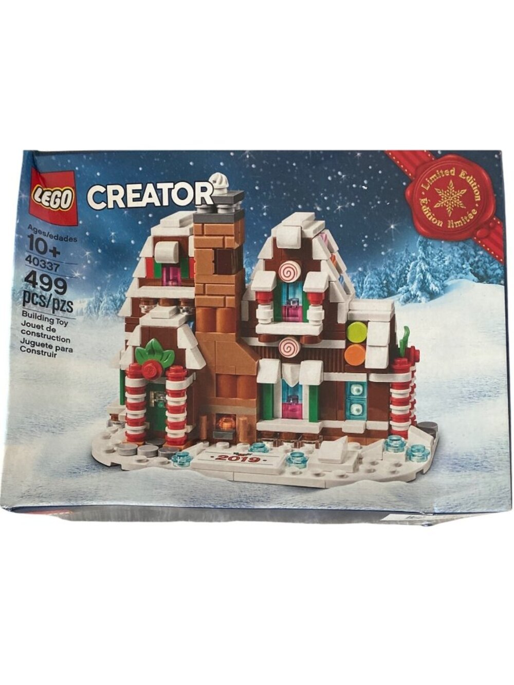 Lego Christmas HOLIDAY SET 40337 MINI GINGERBREAD HOUSE NEW & SEALED Gift Toy